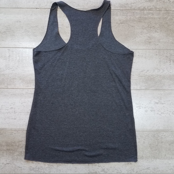 Resting Beach Face Smiley Racer Back Tank Top - Picture 2 of 3